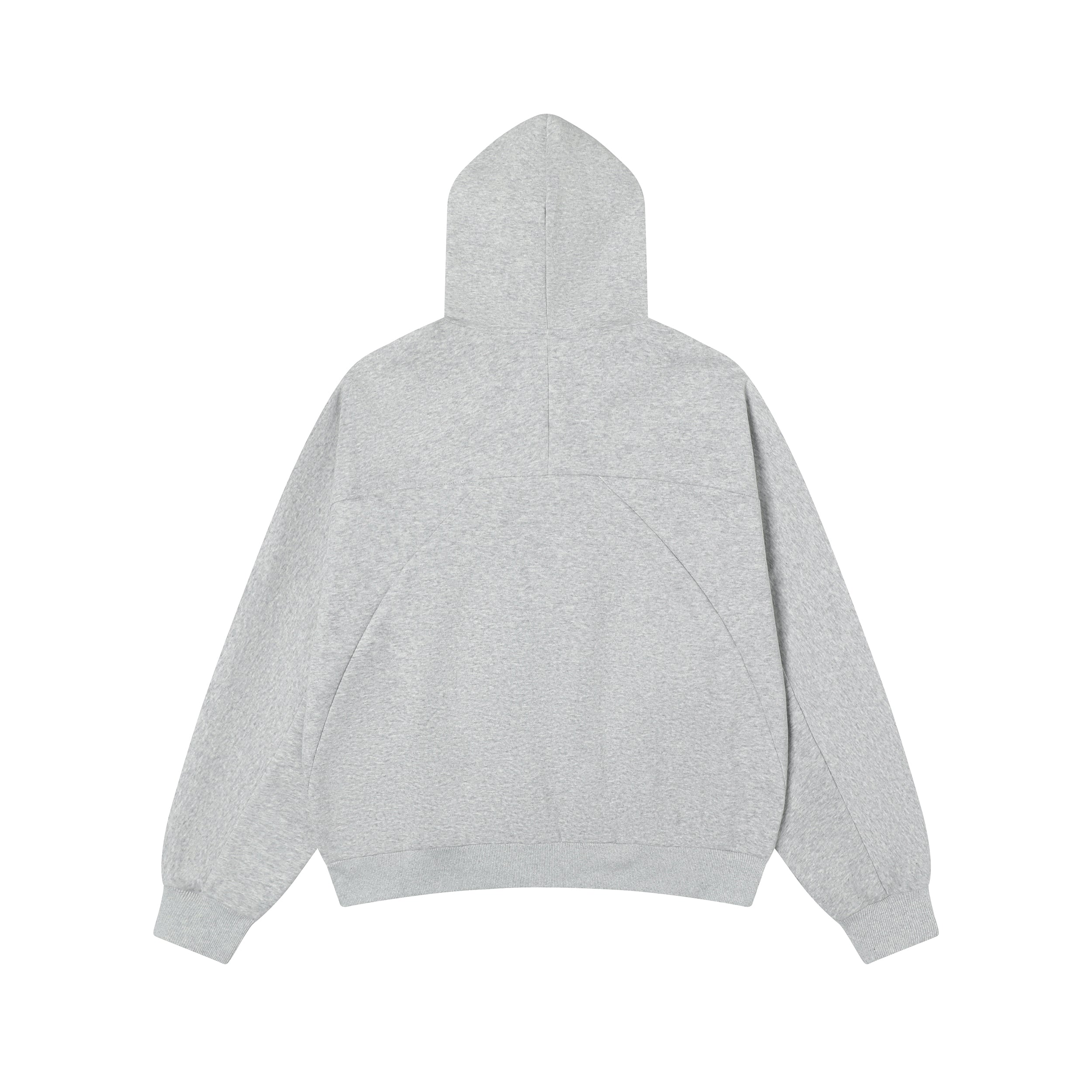 Omirad Structured Panel Zip-Up Hoodie