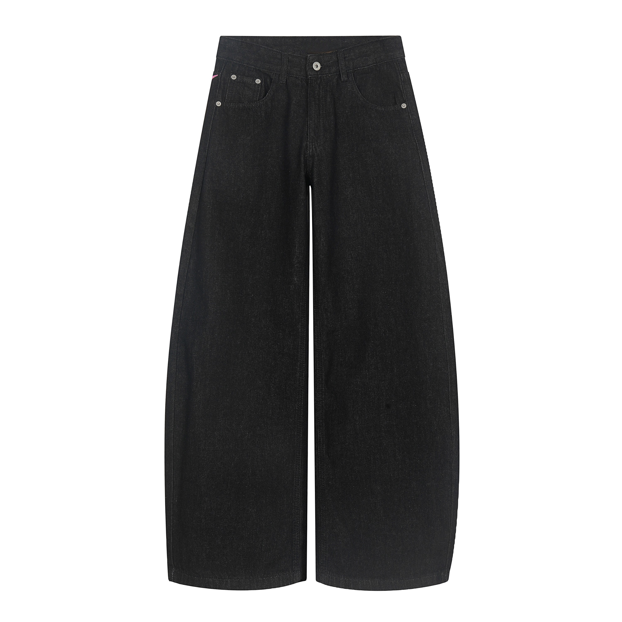 Omirad Cross Pocket Graphic Wide-Leg Jeans