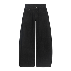 Omirad Cross Pocket Graphic Wide-Leg Jeans
