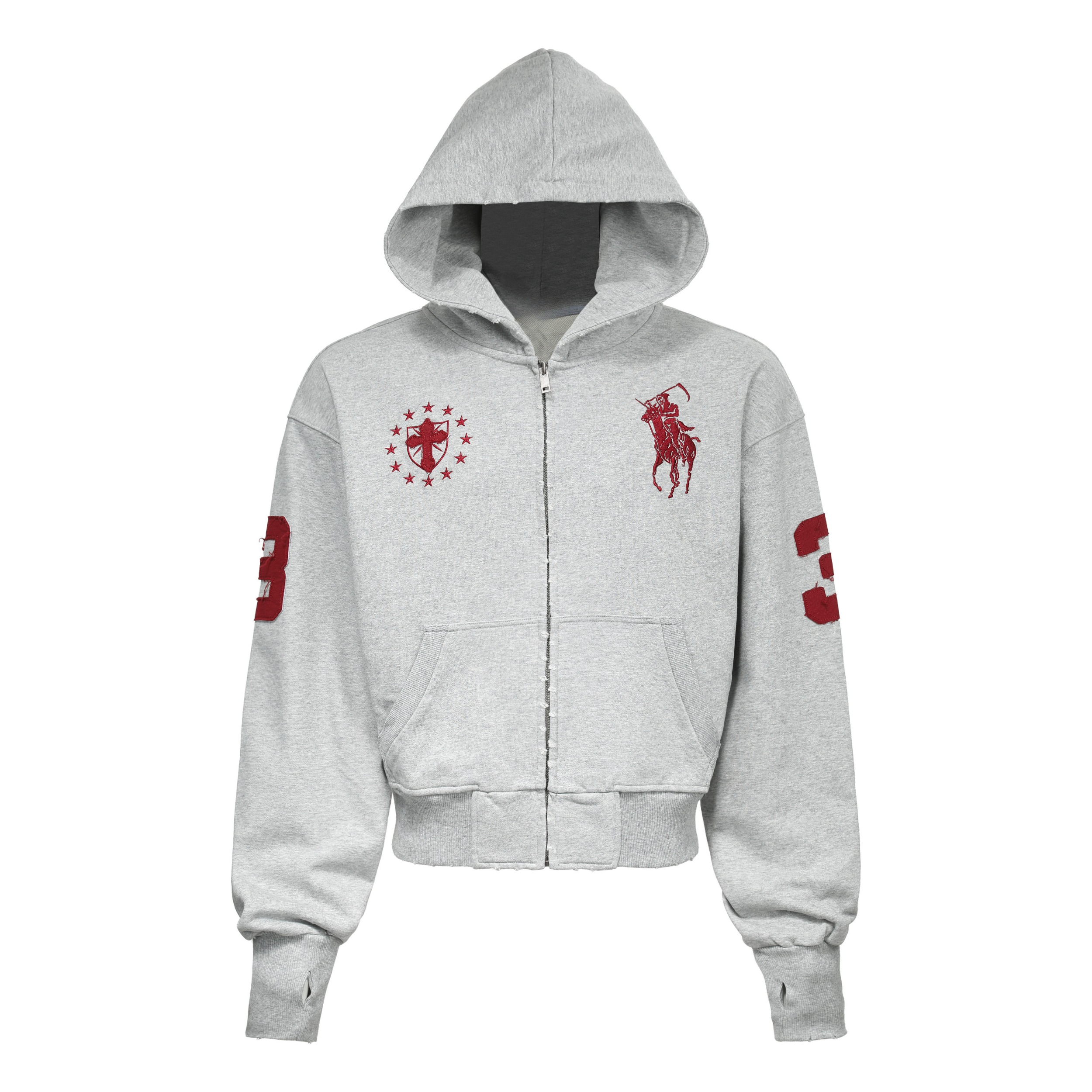 Omirad Heritage Crest Zip Hoodie