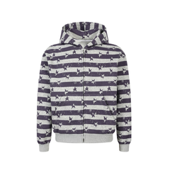 Omirad Zip-Up Graphic Hoodie