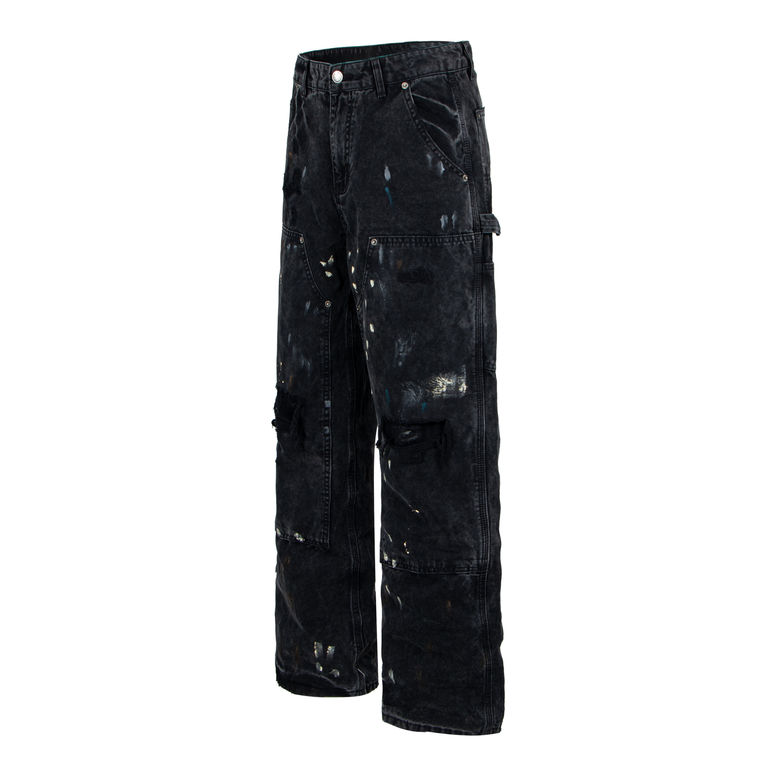Omirad Distressed Workwear Denim Pants