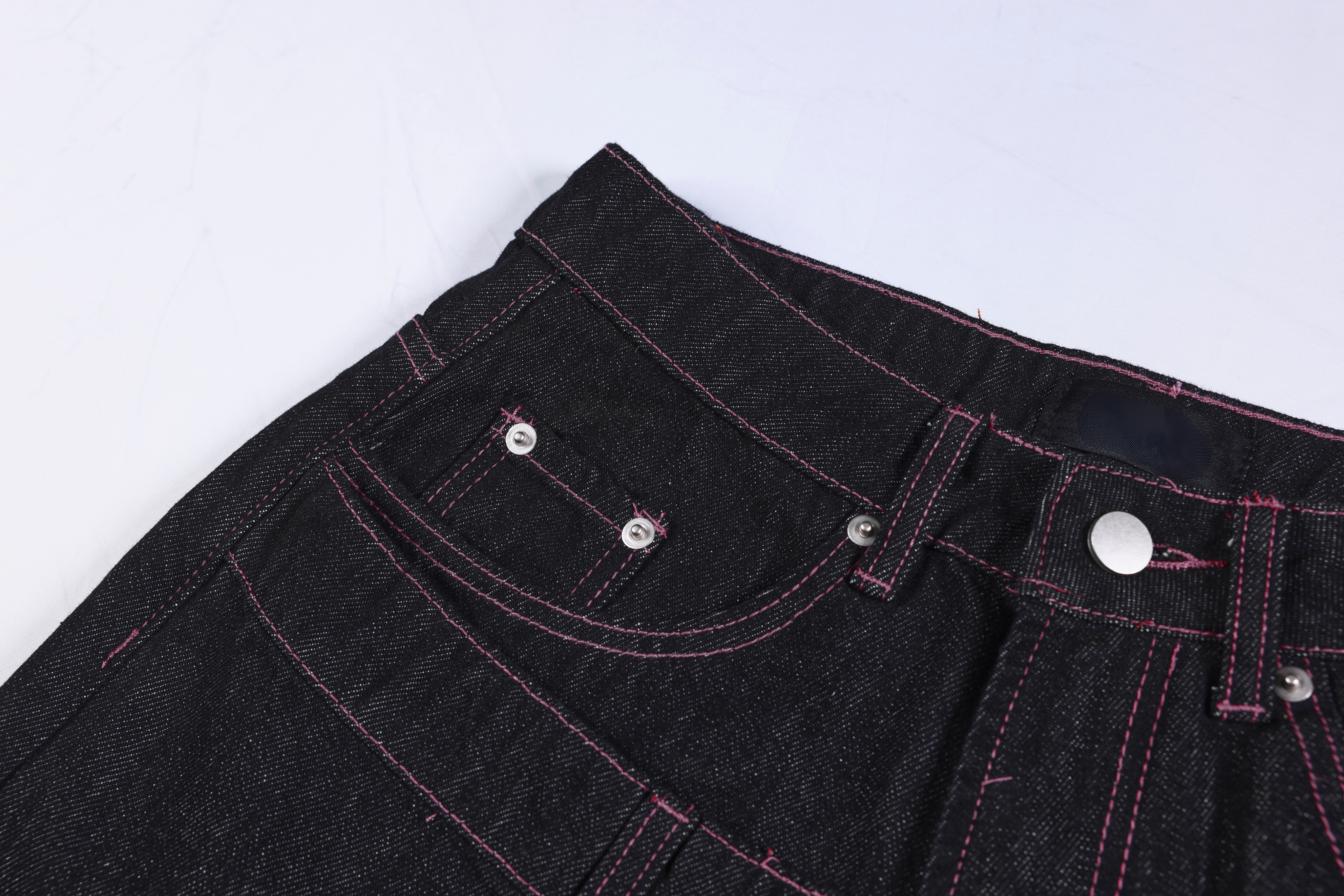 Omirad Double Waist Star Denim Pants