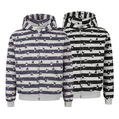 Omirad Zip-Up Graphic Hoodie