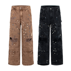 Omirad Distressed Workwear Denim Pants
