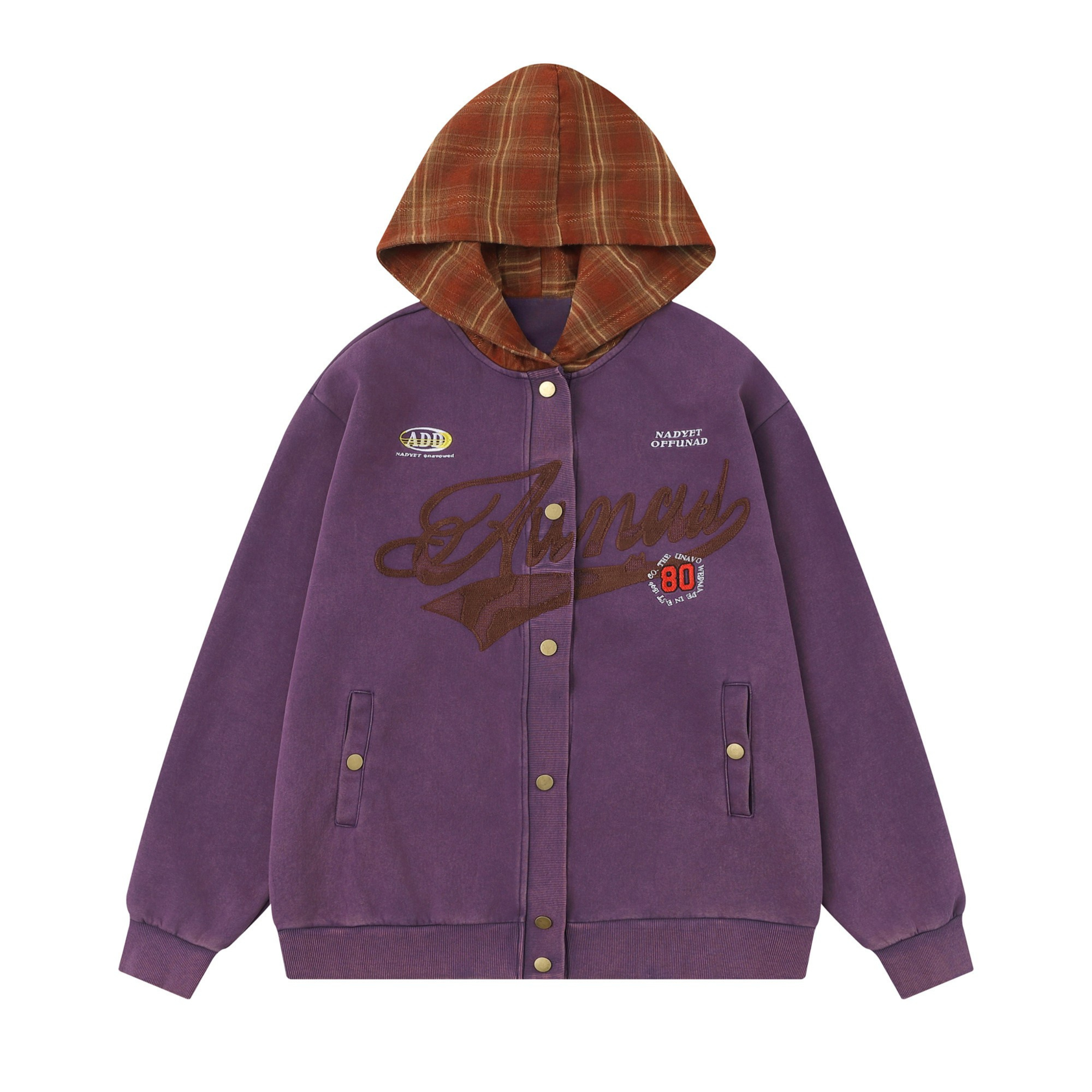 Omirad Vintage Hooded Varsity Jacket