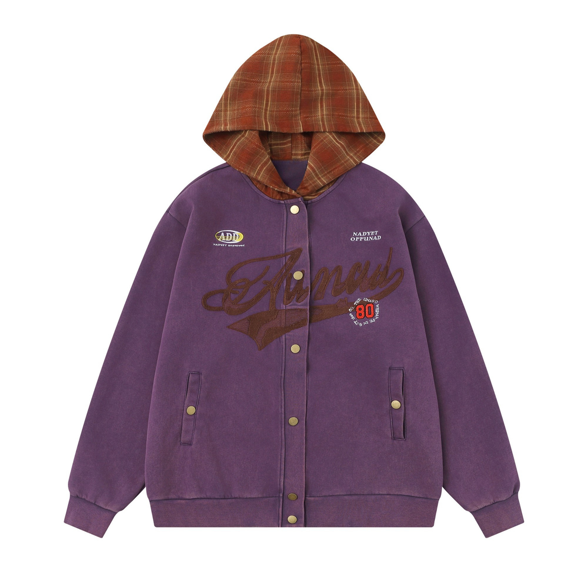 Omirad Vintage Hooded Varsity Jacket