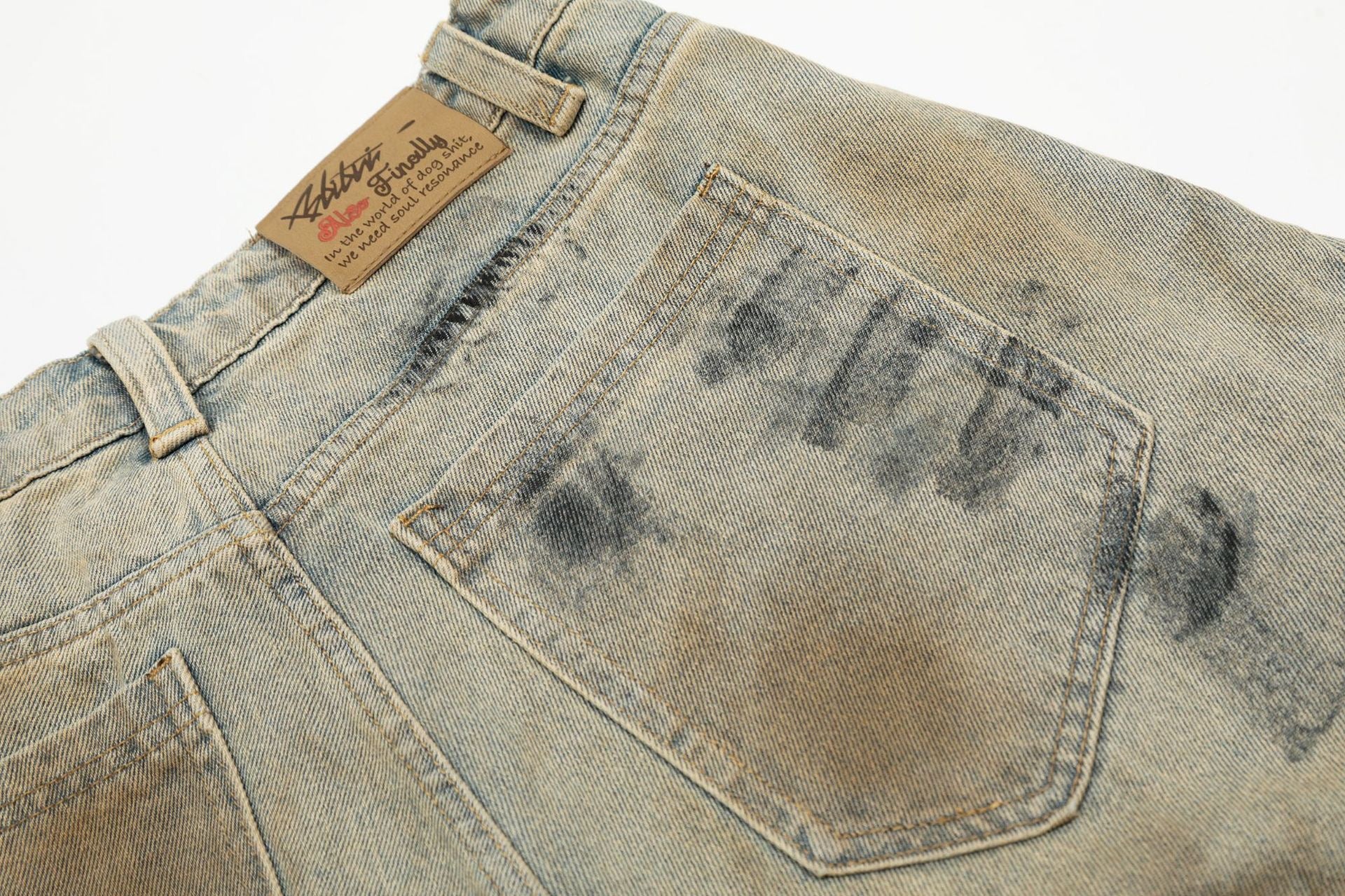Omirad Vintage Spray-Dye Shorts