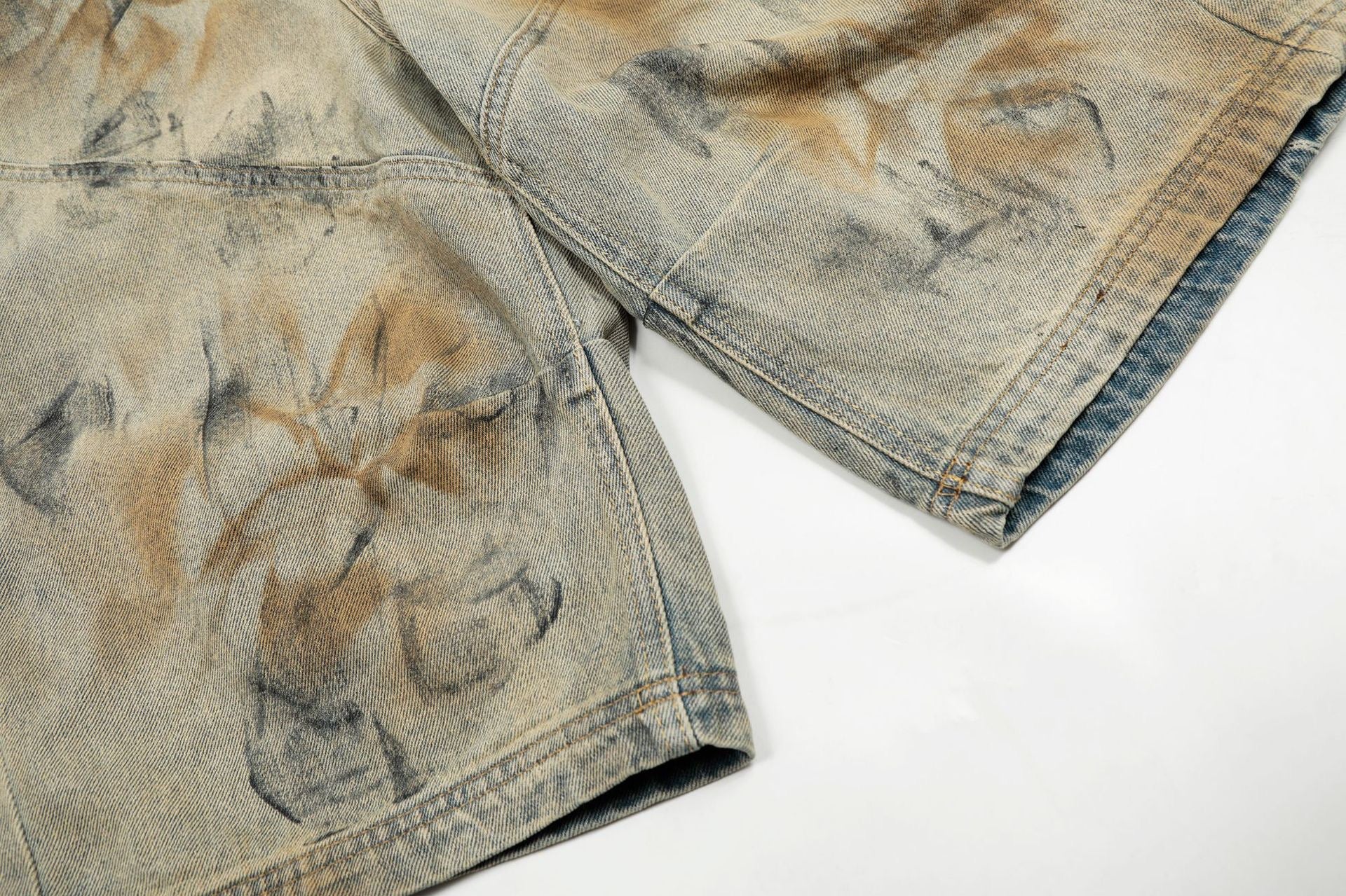 Omirad Vintage Spray-Dye Shorts