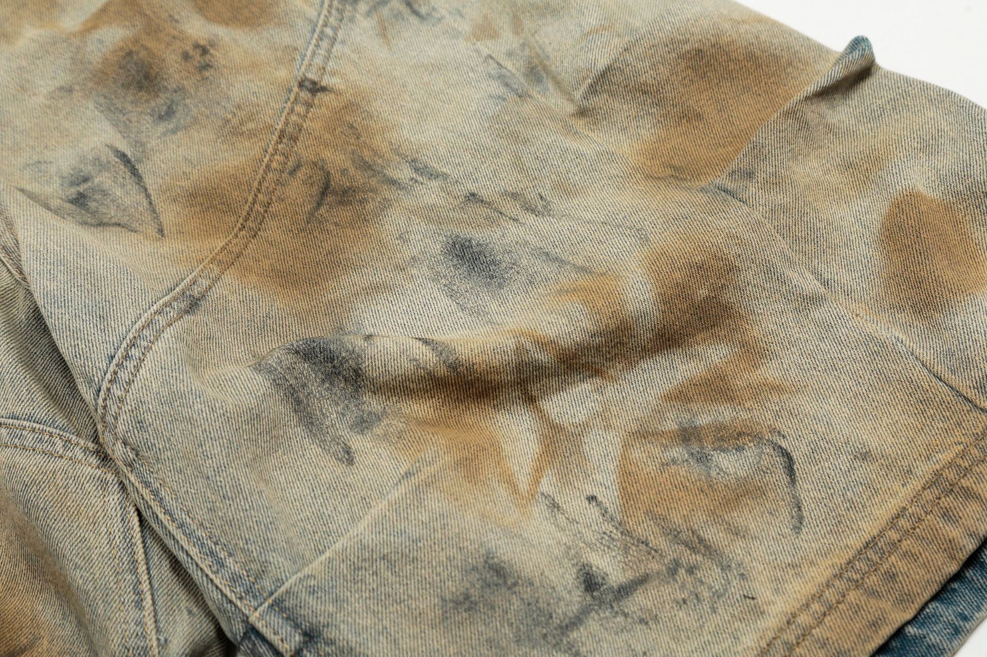 Omirad Vintage Spray-Dye Shorts