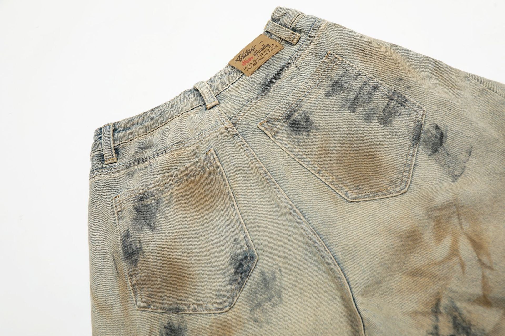 Omirad Vintage Spray-Dye Shorts