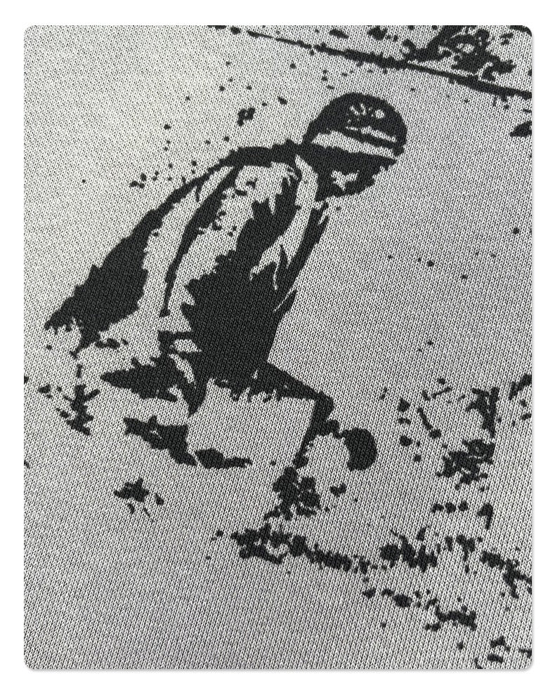 Omirad Graphic Distressed Hoodie