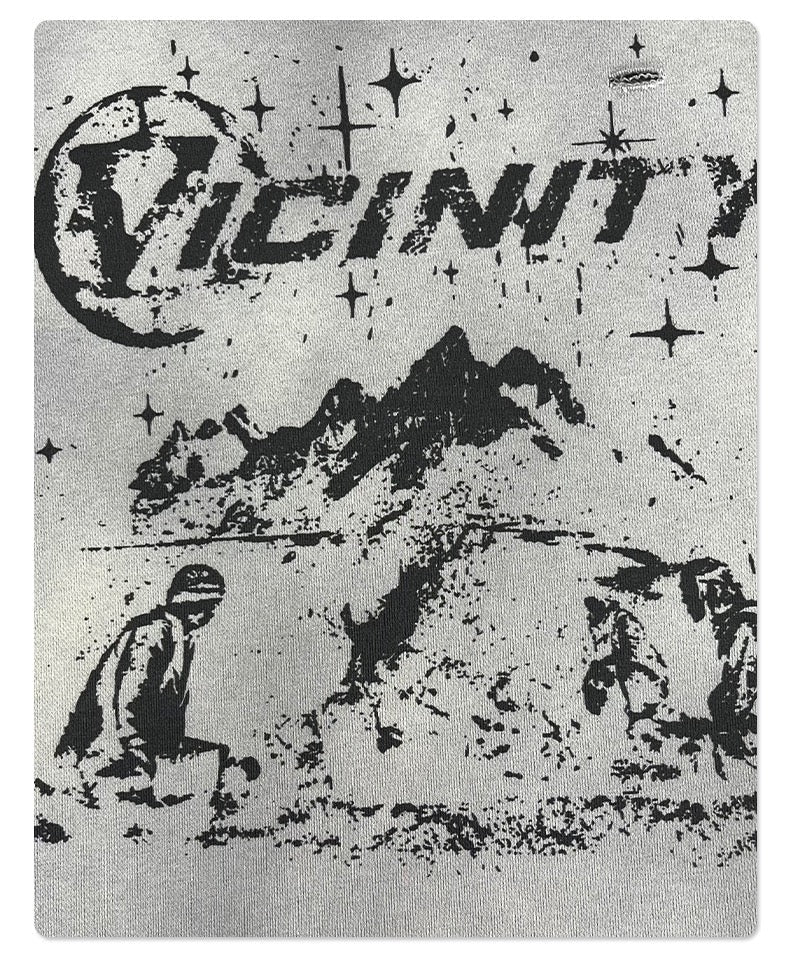 Omirad Graphic Distressed Hoodie