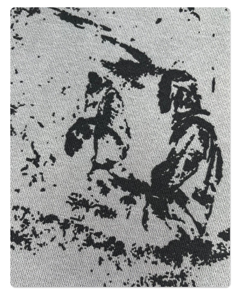 Omirad Graphic Distressed Hoodie