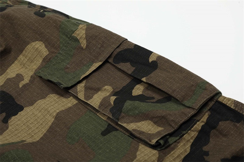 Omirad Camo Wide Cargo Shorts