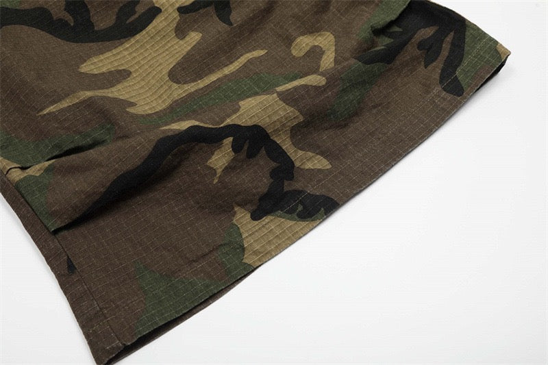Omirad Camo Wide Cargo Shorts