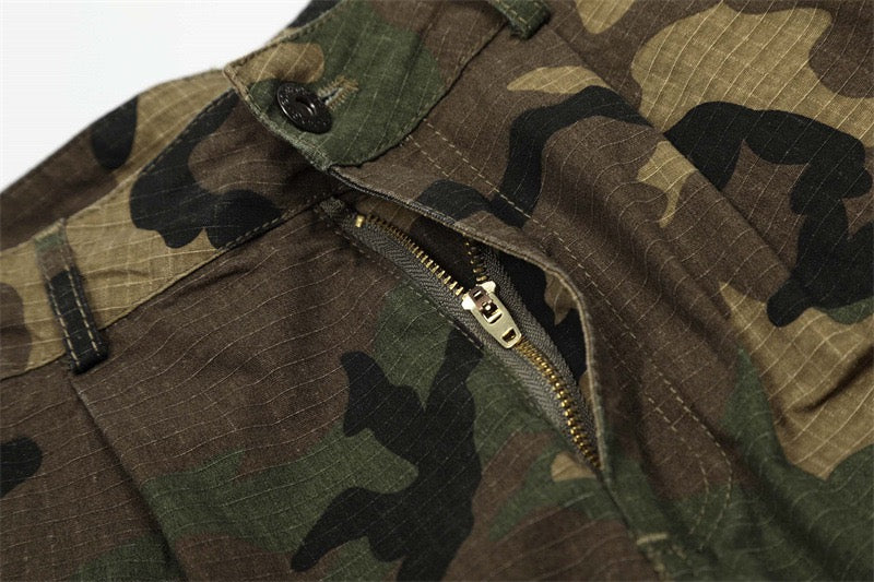 Omirad Camo Wide Cargo Shorts