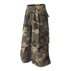 Omirad Camo Wide Cargo Shorts