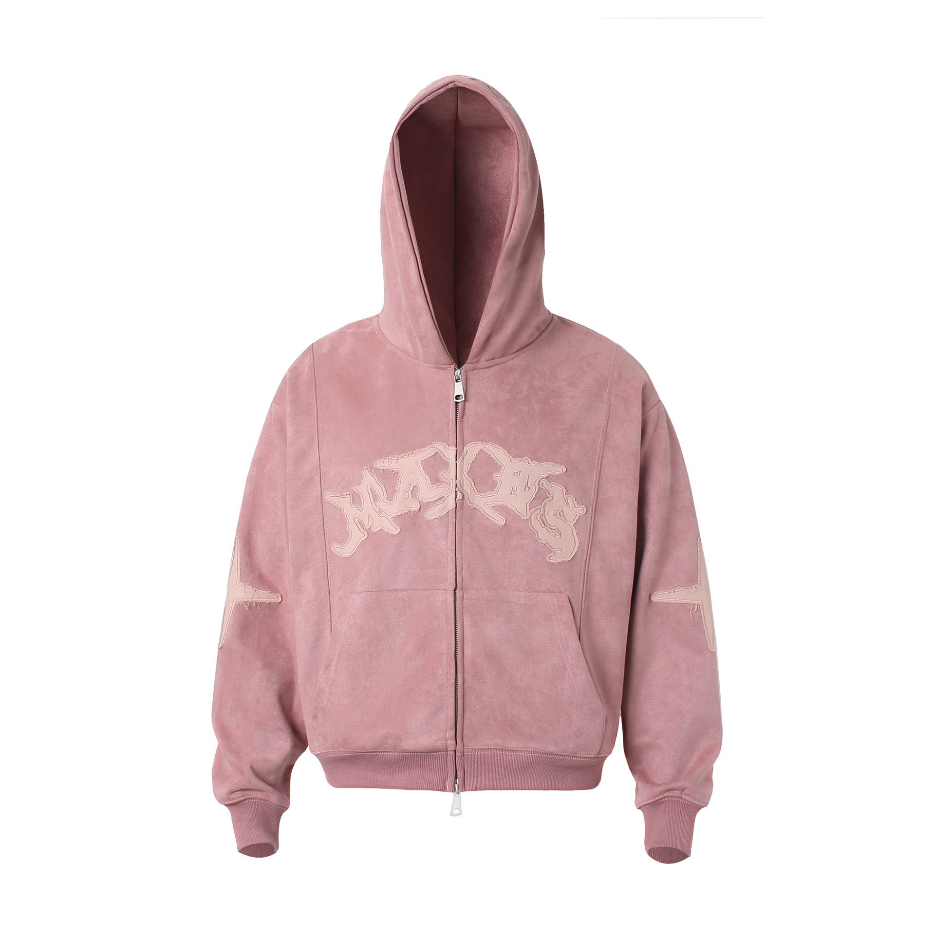 Omirad Washed Logo Zip-Up Hoodie