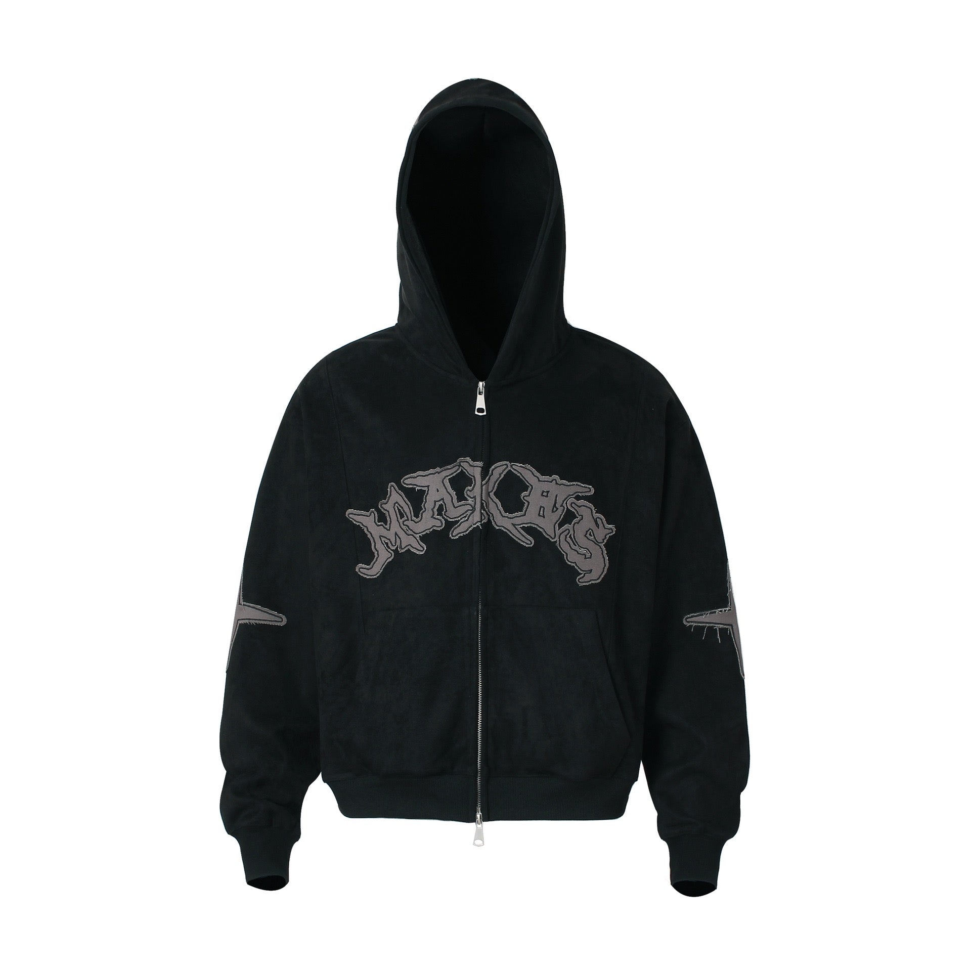 Omirad Washed Logo Zip-Up Hoodie