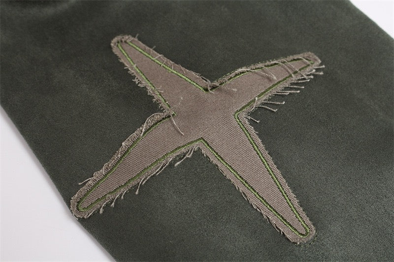 Omirad Washed Logo Zip-Up Hoodie