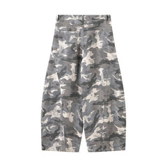 Omirad Camo Wide-Leg Denim Pants