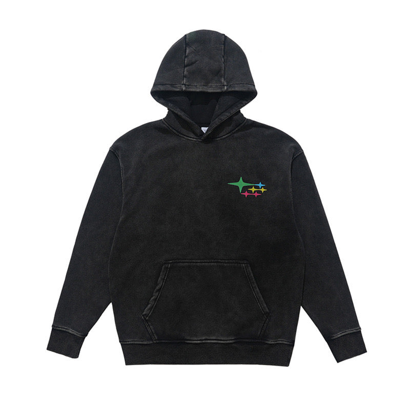 Omirad Graphic Washed Pullover Hoodie