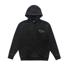Omirad Graphic Washed Pullover Hoodie
