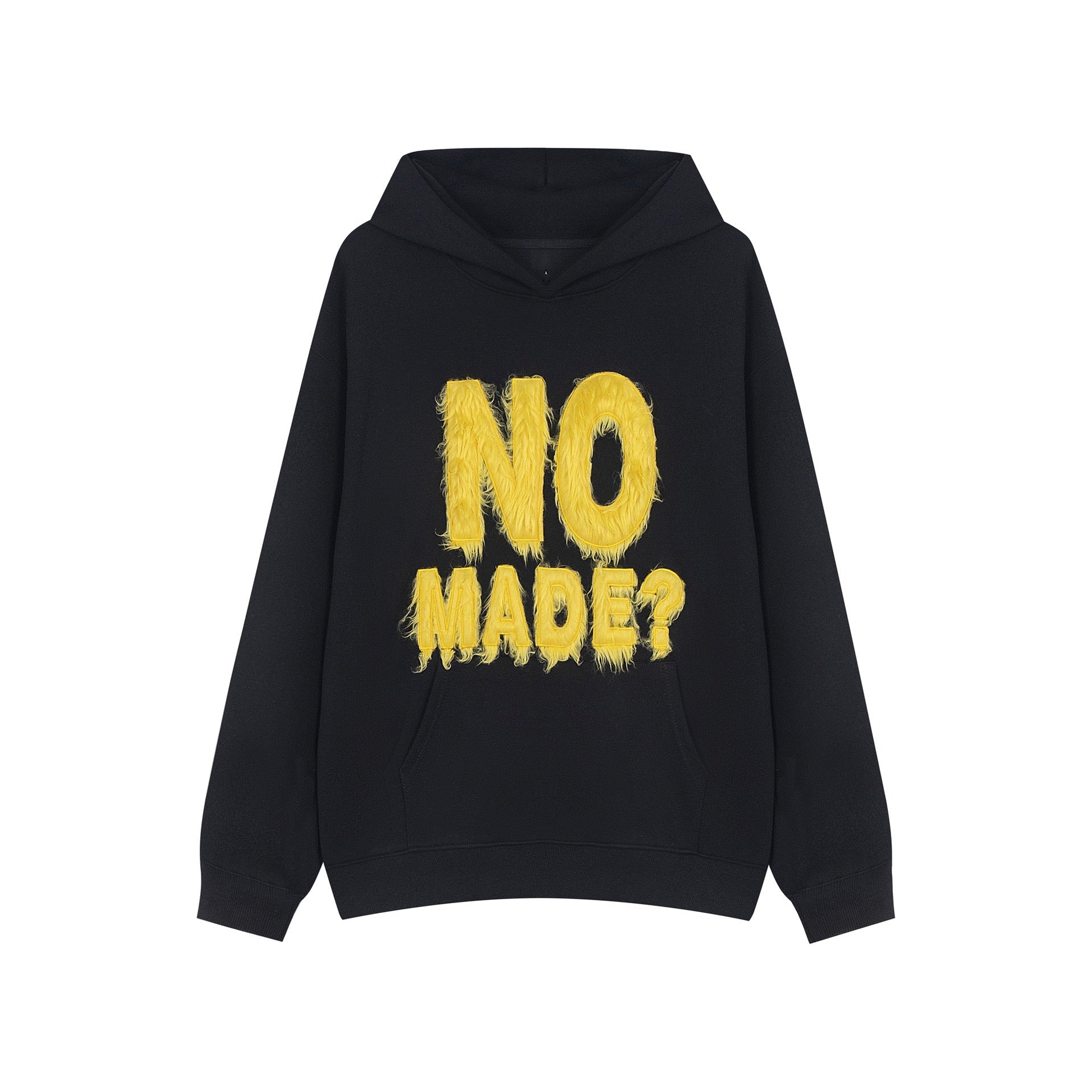 Omirad “NO MADE?” Furry Letter Hoodie
