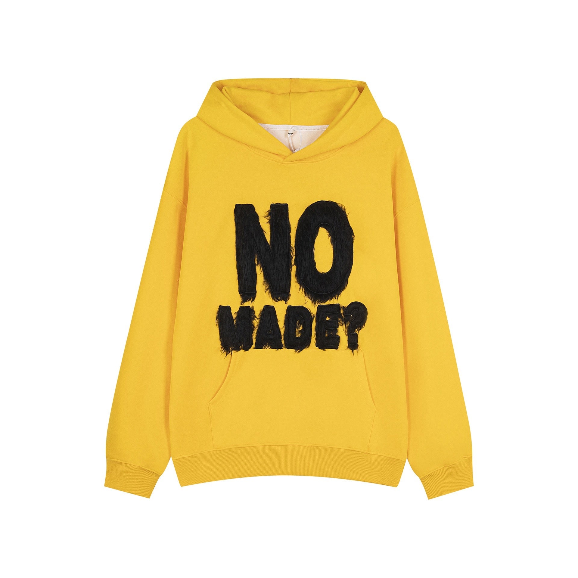 Omirad “NO MADE?” Furry Letter Hoodie