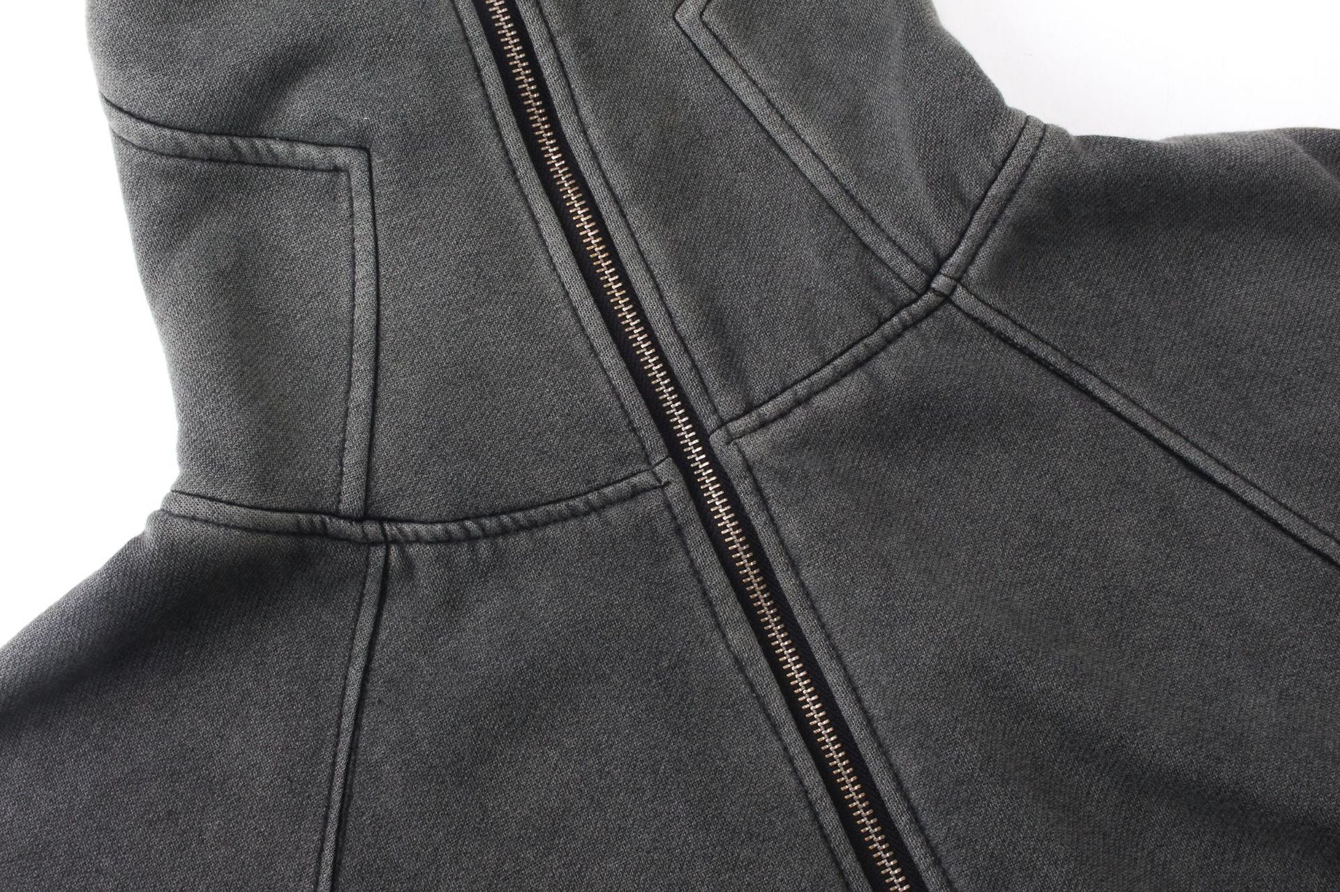 Omirad Full-Zip Masked Washed Hoodie