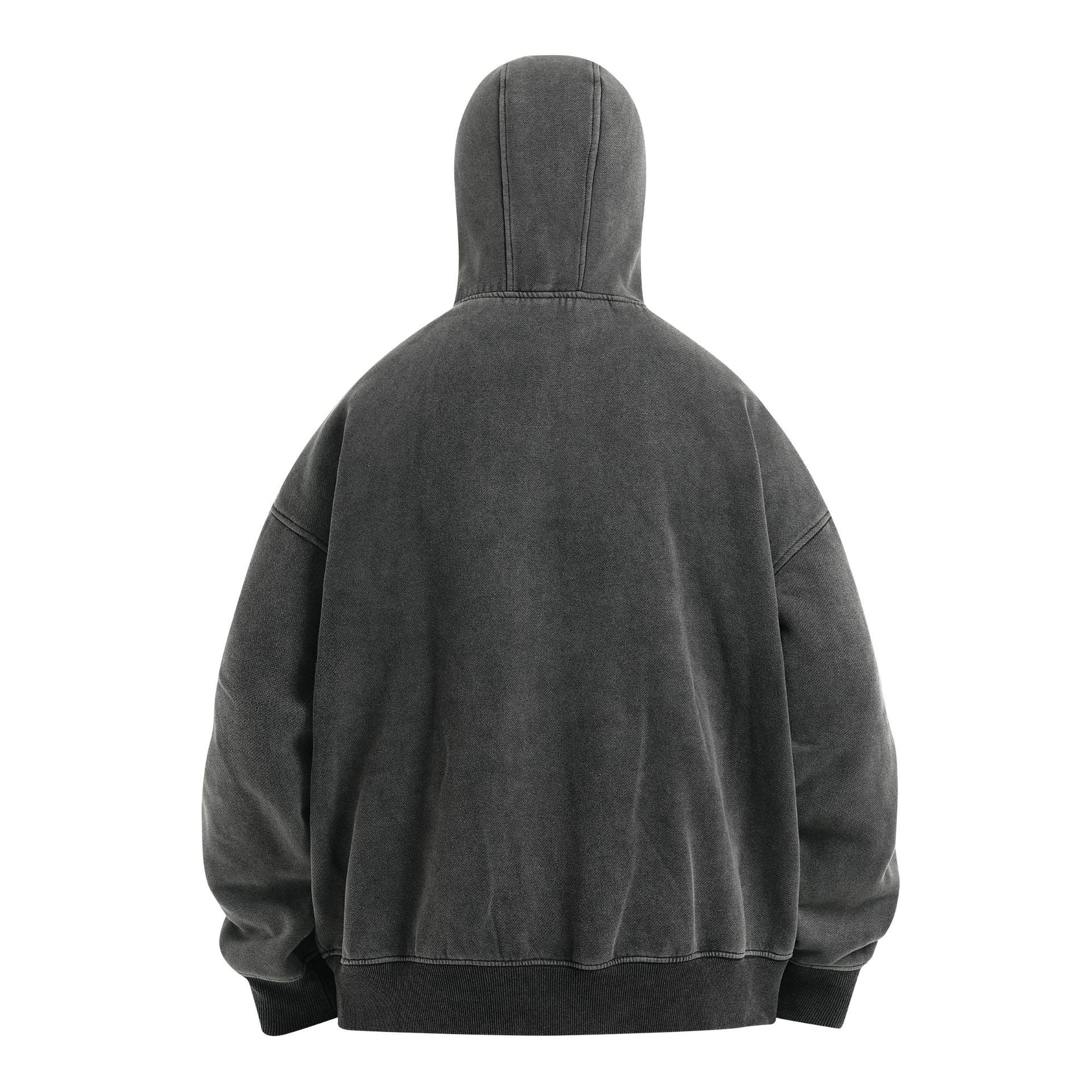 Omirad Full-Zip Masked Washed Hoodie