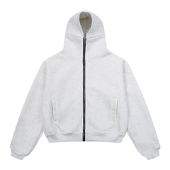 Omirad Minimal High-Neck Zip Hoodie