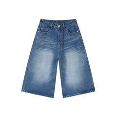 Omirad Clean Cut Denim Shorts