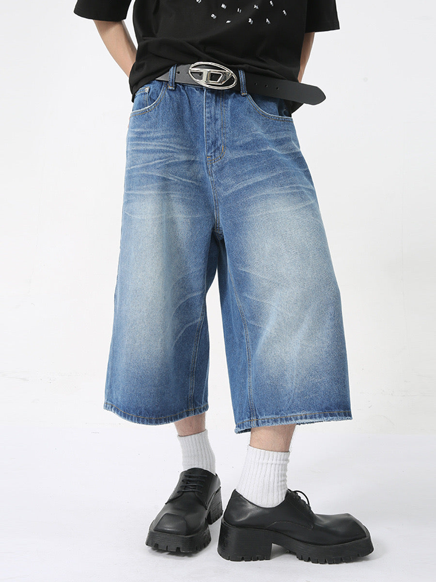 Omirad Clean Cut Denim Shorts