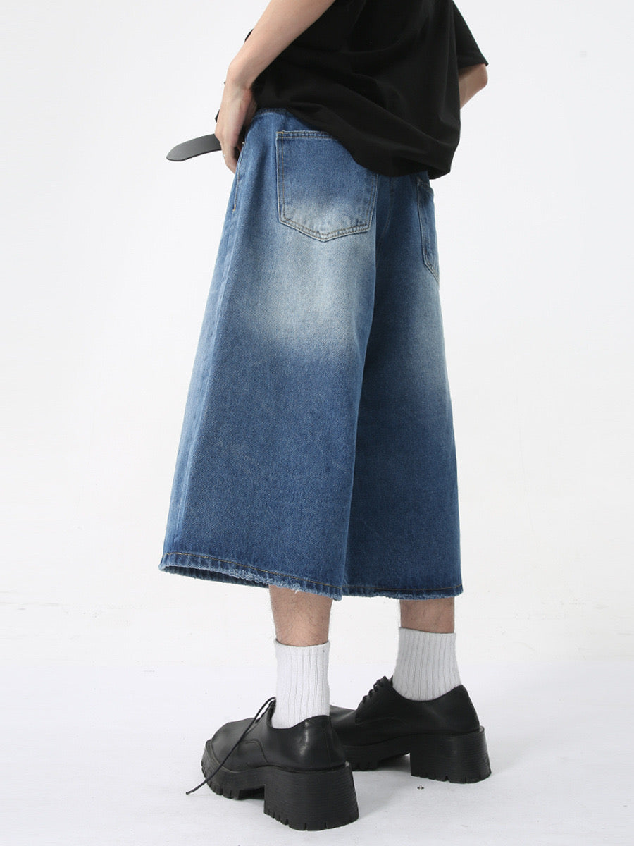 Omirad Clean Cut Denim Shorts