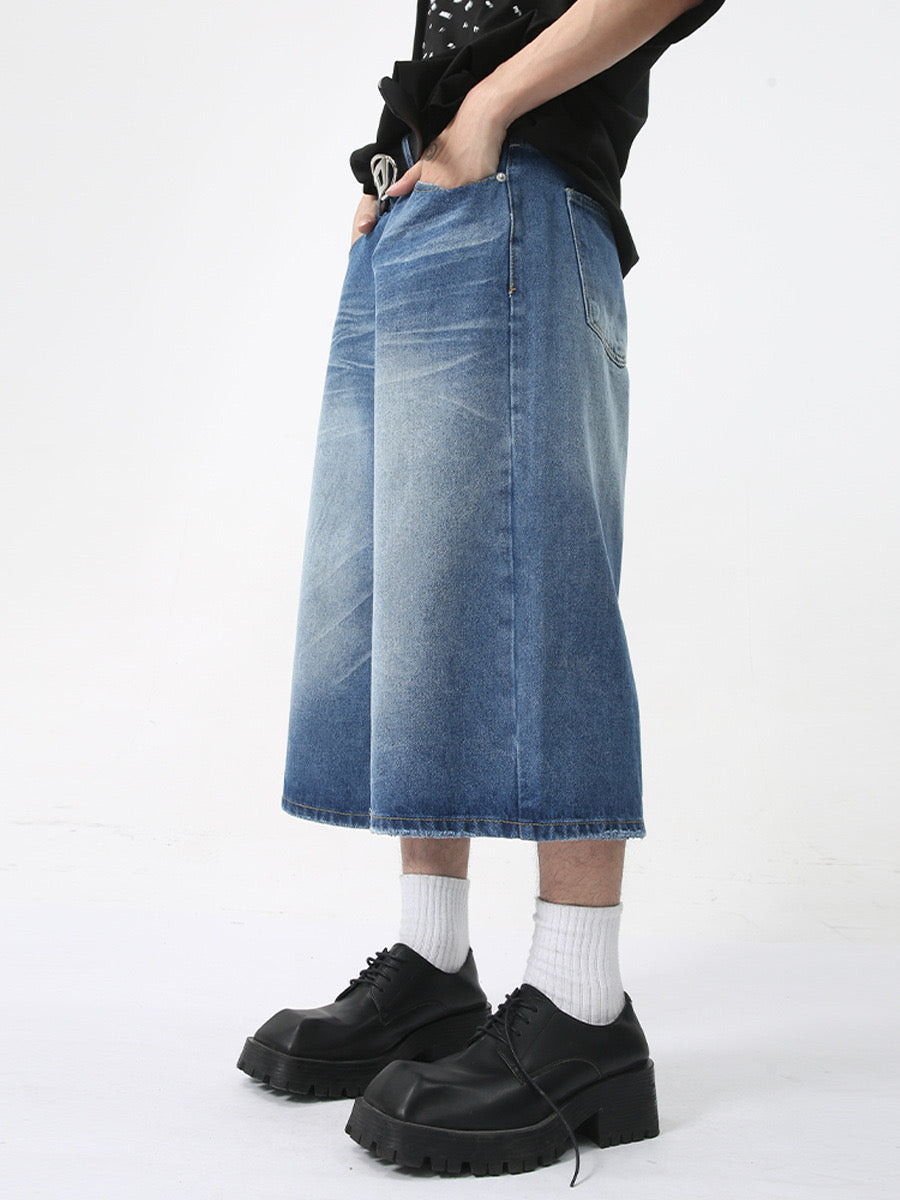 Omirad Clean Cut Denim Shorts
