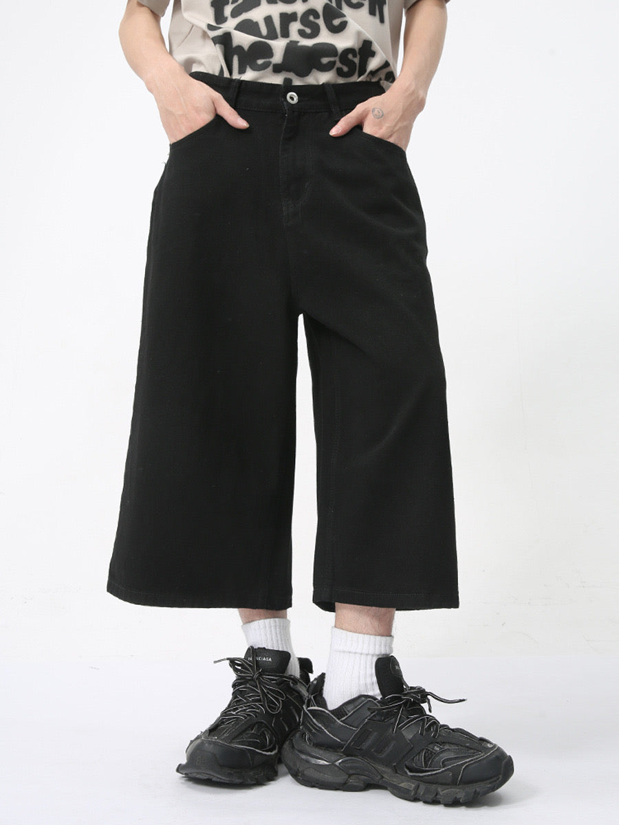 Omirad Clean Cut Denim Shorts