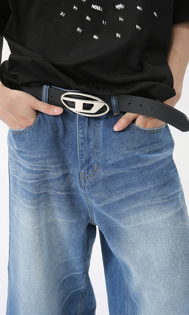 Omirad Clean Cut Denim Shorts
