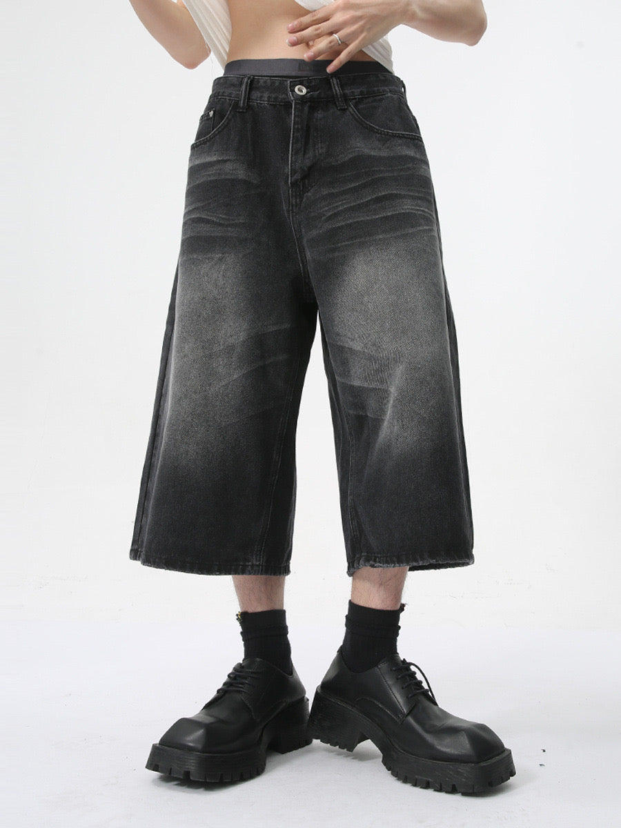 Omirad Clean Cut Denim Shorts