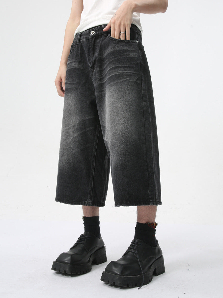 Omirad Clean Cut Denim Shorts