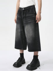 Omirad Clean Cut Denim Shorts