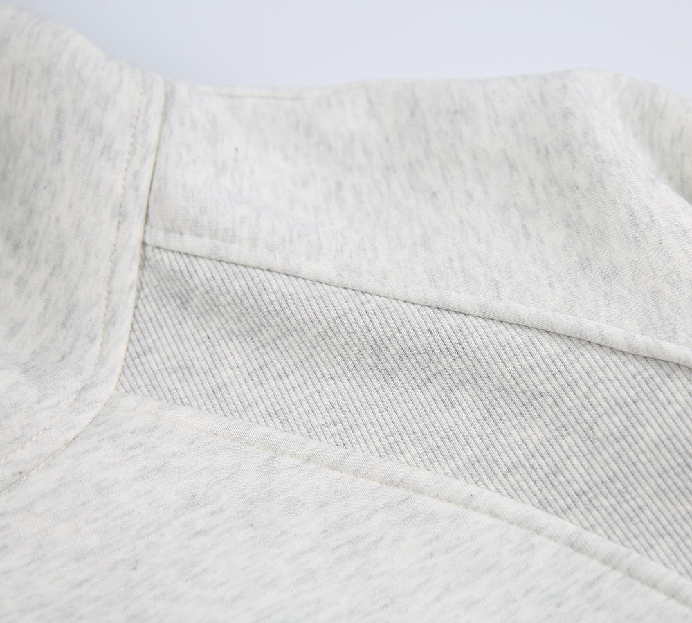 Omirad Essential Half-Zip Cropped Hoodie