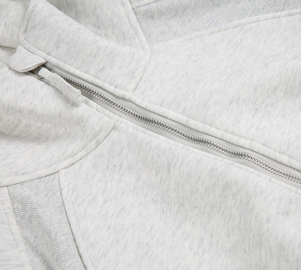 Omirad Essential Half-Zip Cropped Hoodie