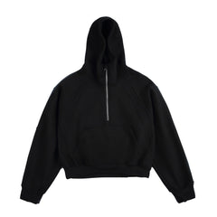 Omirad Essential Half-Zip Cropped Hoodie