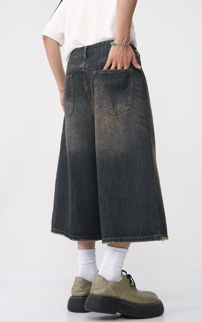 Omirad Clean Cut Denim Shorts