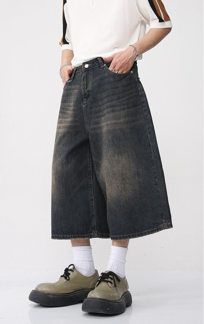 Omirad Clean Cut Denim Shorts