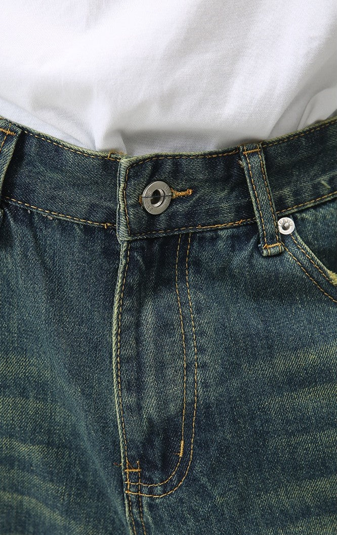 Omirad Clean Cut Denim Shorts