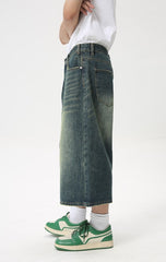Omirad Clean Cut Denim Shorts