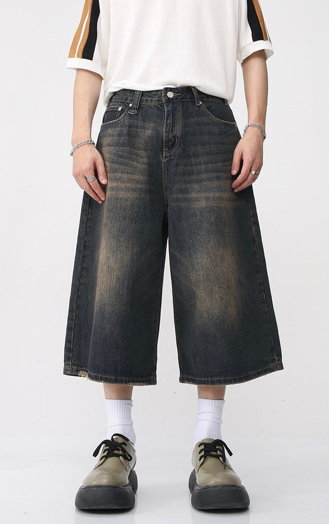 Omirad Clean Cut Denim Shorts